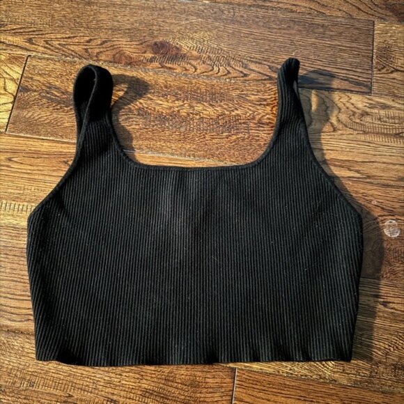 House of Harlow 1960 Tops - HOUSE OF HARLOW 1960 Black Ribbed Women's Top Size XL